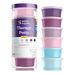 Therapy Putty - Masa sensorial colores unicornio Pack 6