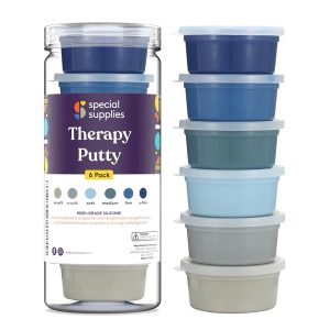 Therapy Putty - Masa sensorial colores océano Pack 6